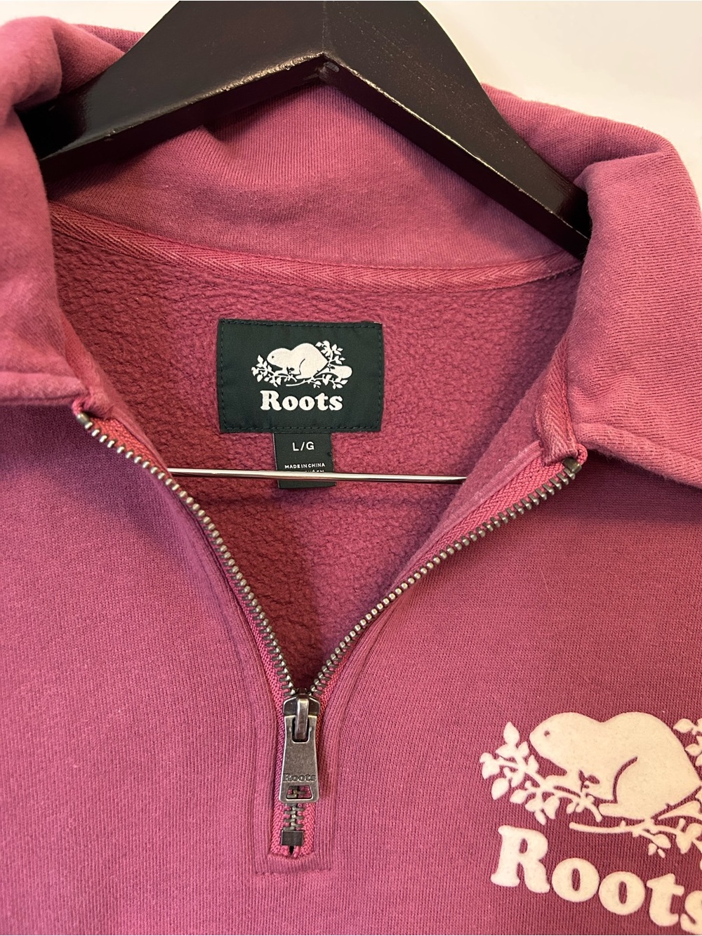 Roots Quarter-Zip Sweatshirt - Picture 3 of 4